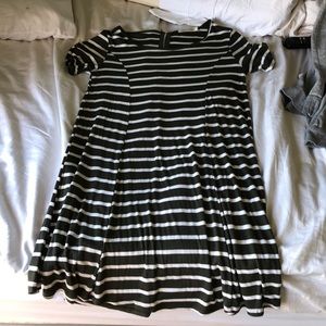 Striped T-shirt dress